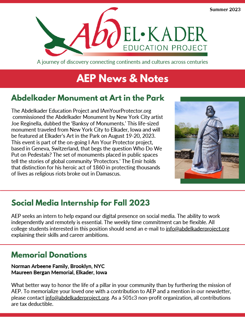 AEP News & Notes Summer 2023 page 1